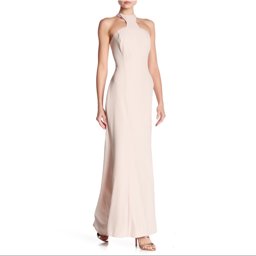NWT - Marina Princess Solid Gown Blush